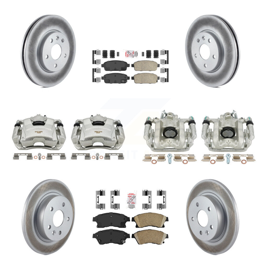 Transit Auto KCG-101517N Disc Brake Kit for 2011-2016 Chevrolet Cruze Limited, Chevrolet Cruze - Front and Rear product image