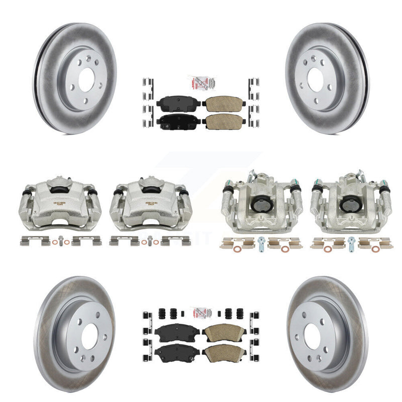 Transit Auto KCG-101518N Disc Brake Kit for 2011-2016 Chevrolet Cruze Limited, Chevrolet Cruze - Front and Rear product image