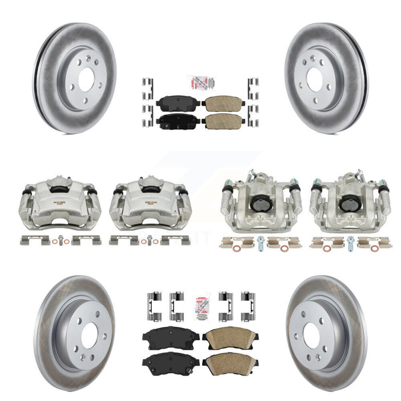 Transit Auto KCG-101519N Disc Brake Kit for 2011-2016 Chevrolet Cruze Limited, Chevrolet Cruze - Front and Rear product image