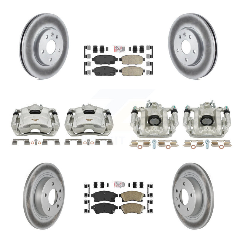 Transit Auto KCG-101520N Disc Brake Kit for 2013 Chevrolet Cruze - Front and Rear product image