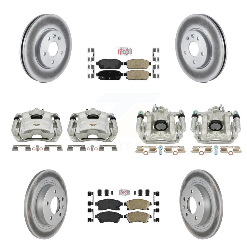 Transit Auto KCG-101522N Disc Brake Kit for 2013 Chevrolet Cruze - Front and Rear product image