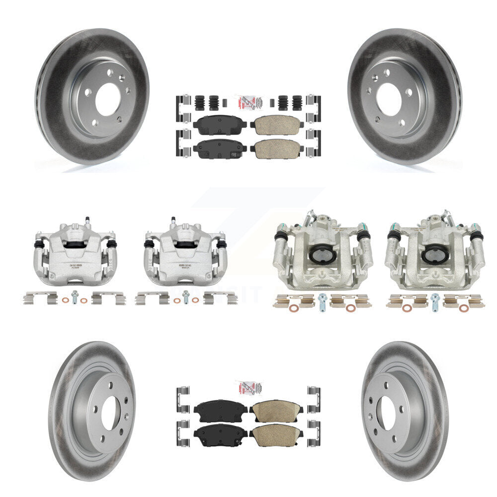 Transit Auto KCG-101525N Disc Brake Kit for 2011-2015 Chevrolet Cruze, Chevrolet Orlando, Chevrolet Volt - Front and Rear product image