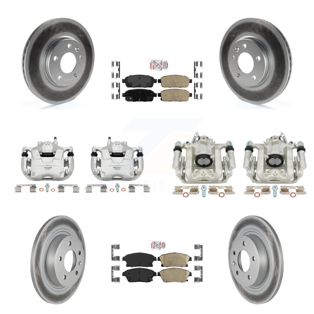 Transit Auto KCG-101527N Disc Brake Kit for 2011-2015 Chevrolet Cruze, Chevrolet Orlando, Chevrolet Volt - Front and Rear product image
