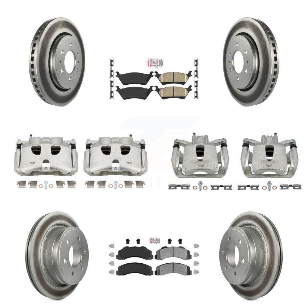 Transit Auto KCG-101528N Disc Brake Kit for 2012-2017 Ford F-150 - Front and Rear product image