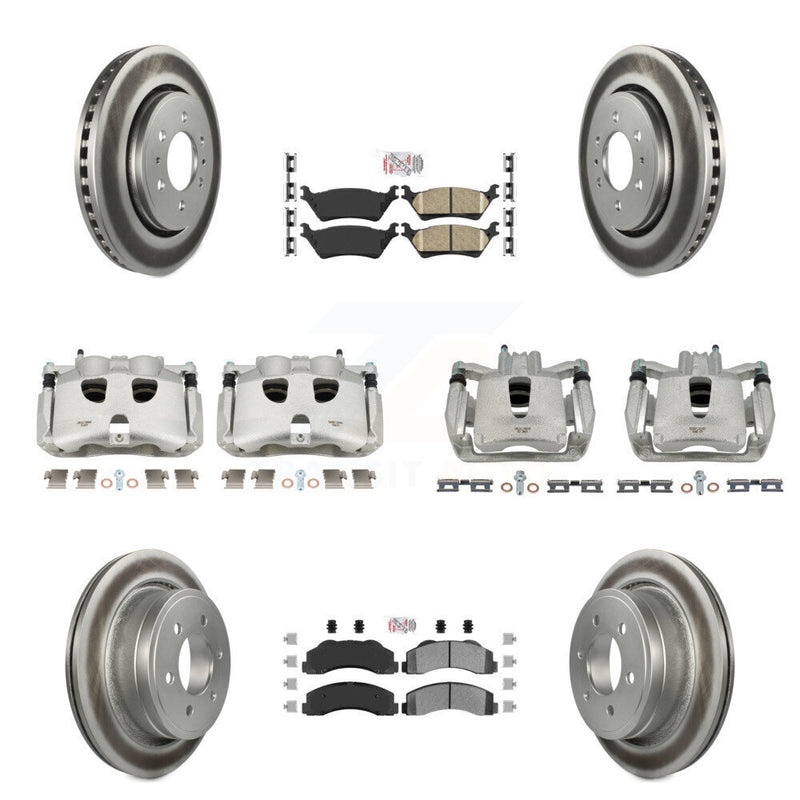 Transit Auto KCG-101528N Disc Brake Kit for 2012-2017 Ford F-150 - Front and Rear product image