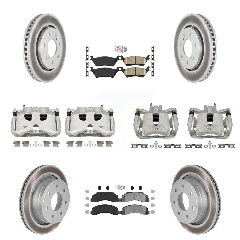 Transit Auto KCG-101529N Disc Brake Kit for 2012-2014 Ford F-150 - Front and Rear product image