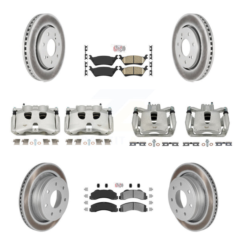 Transit Auto KCG-101529N Disc Brake Kit for 2012-2014 Ford F-150 - Front and Rear product image