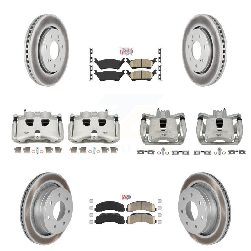 Transit Auto KCG-101531N Disc Brake Kit for 2012-2014 Ford F-150 - Front and Rear product image