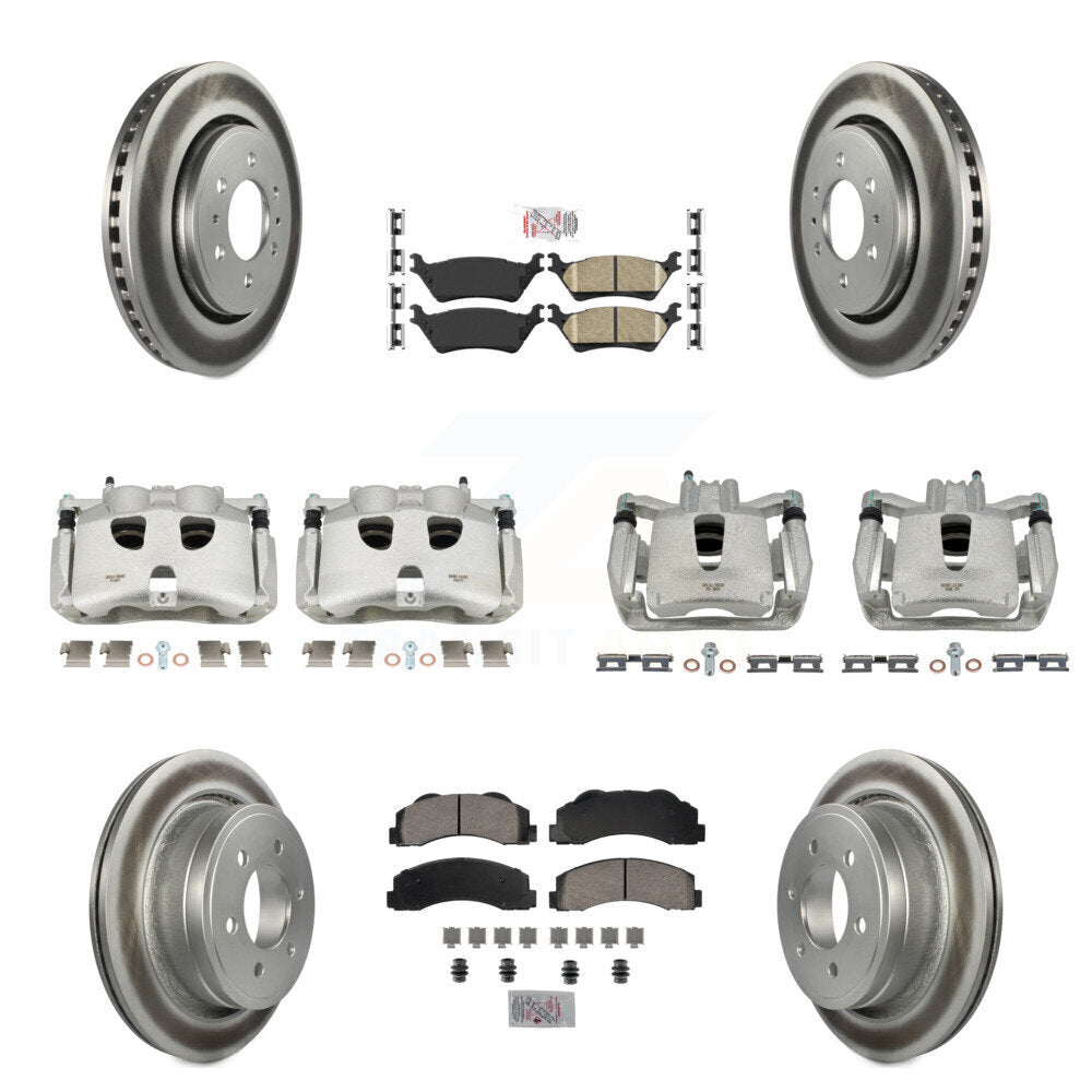 Transit Auto KCG-101532N Disc Brake Kit for 2012-2017 Ford F-150 - Front and Rear product image