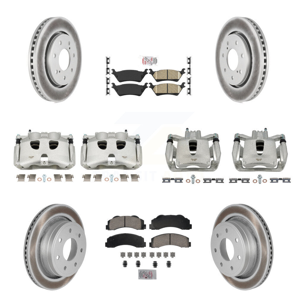Transit Auto KCG-101533N Disc Brake Kit for 2012-2014 Ford F-150 - Front and Rear product image
