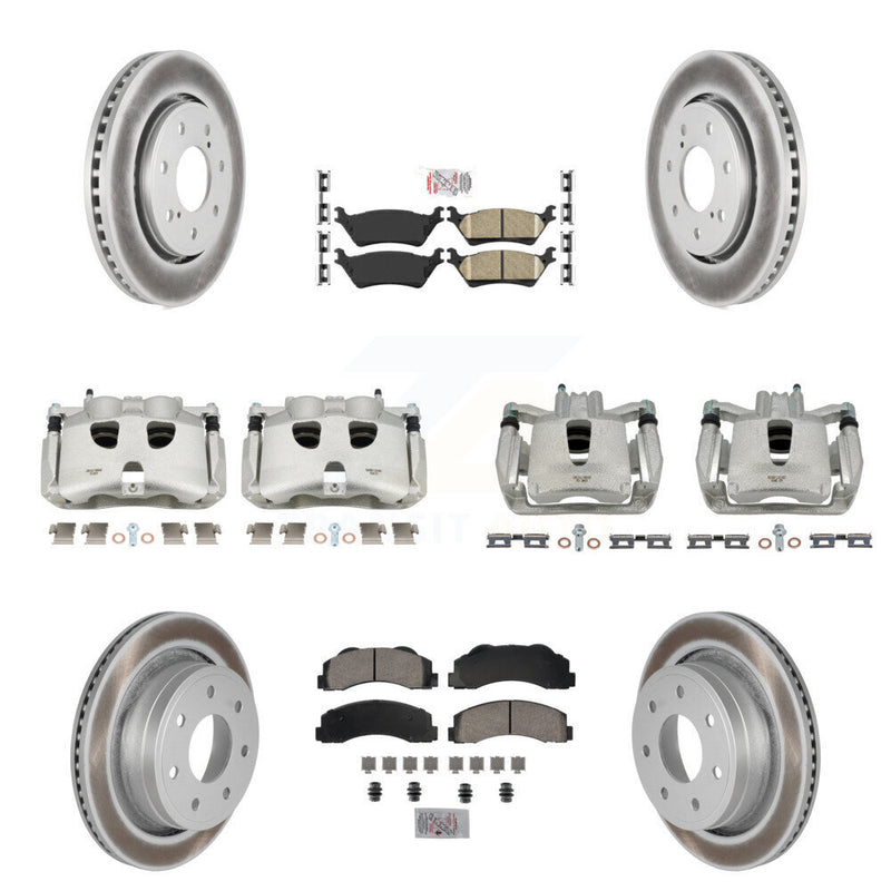 Transit Auto KCG-101533N Disc Brake Kit for 2012-2014 Ford F-150 - Front and Rear product image