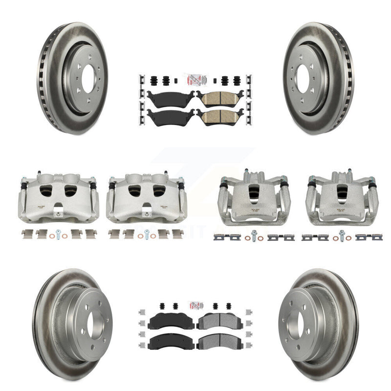 Transit Auto KCG-101534N Disc Brake Kit for 2012-2017 Ford F-150 - Front and Rear product image