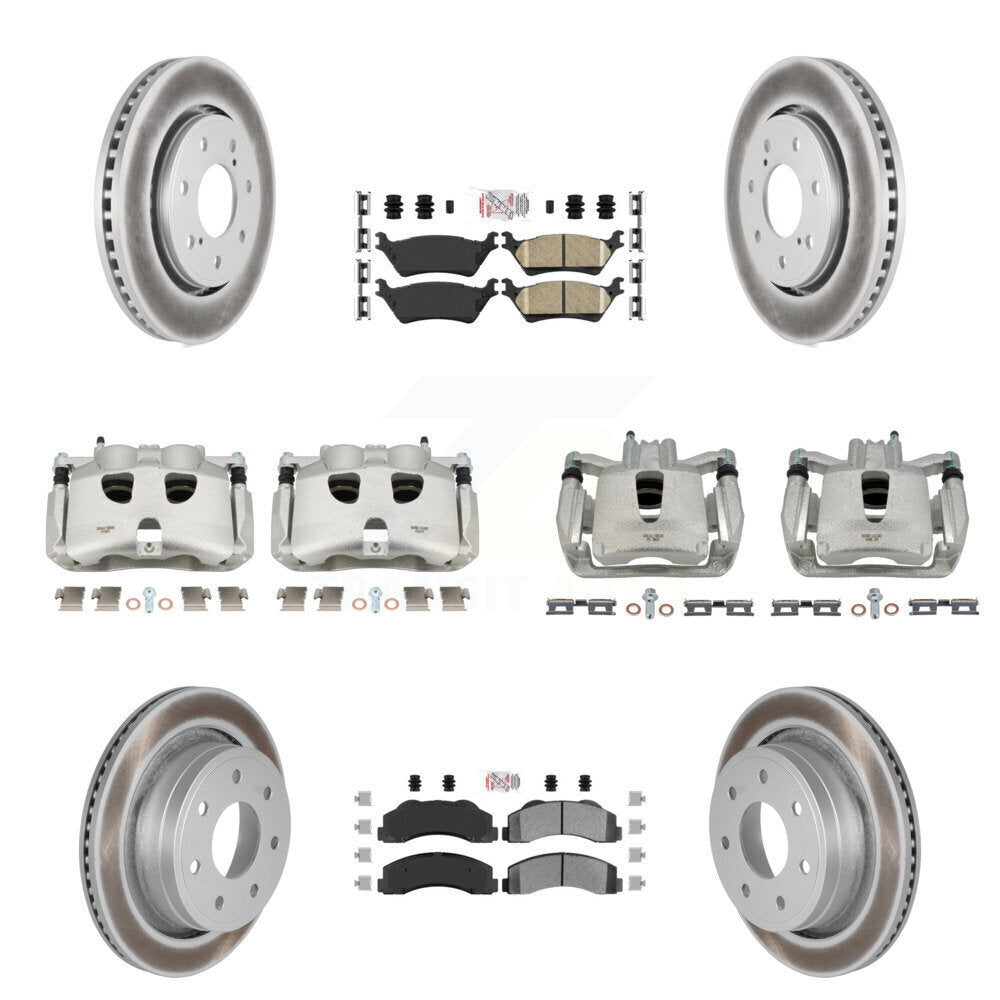 Transit Auto KCG-101535N Disc Brake Kit for 2012-2014 Ford F-150 - Front and Rear product image