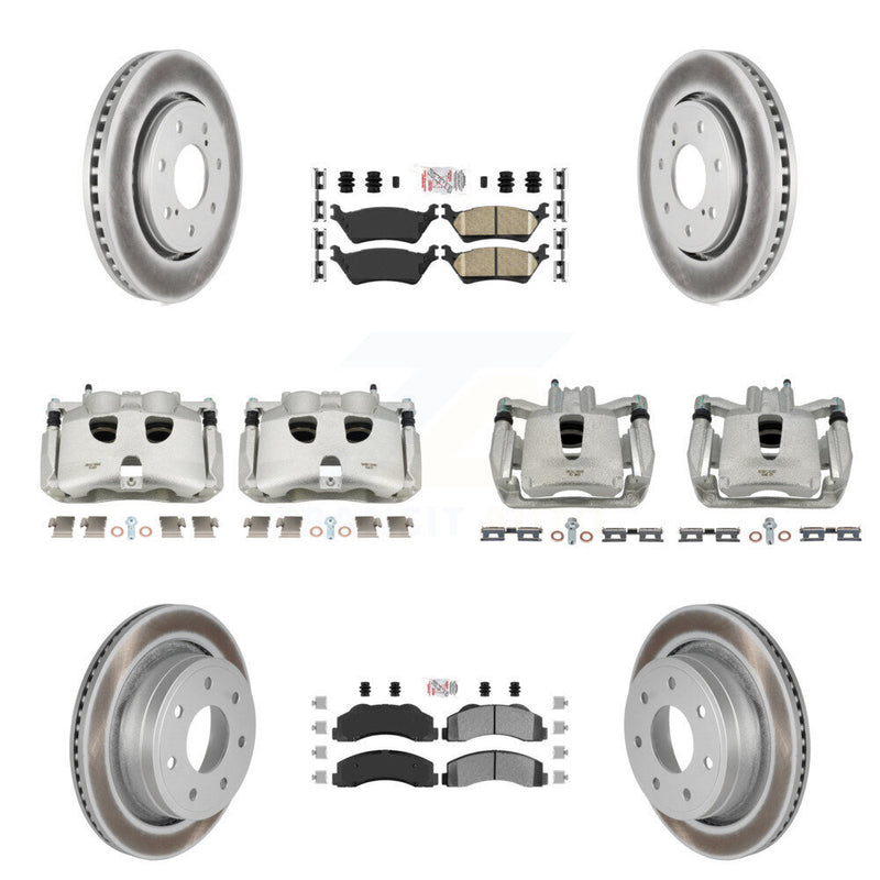 Transit Auto KCG-101535N Disc Brake Kit for 2012-2014 Ford F-150 - Front and Rear product image