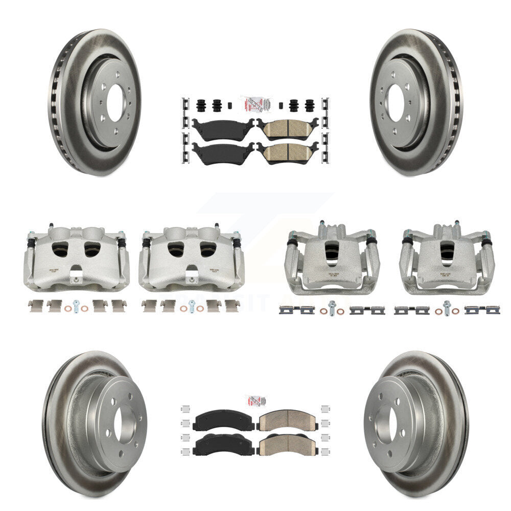 Transit Auto KCG-101536N Disc Brake Kit for 2012-2017 Ford F-150 - Front and Rear product image
