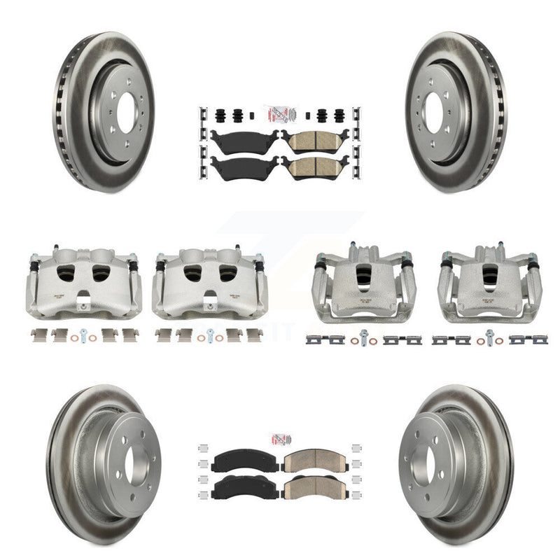 Transit Auto KCG-101536N Disc Brake Kit for 2012-2017 Ford F-150 - Front and Rear product image