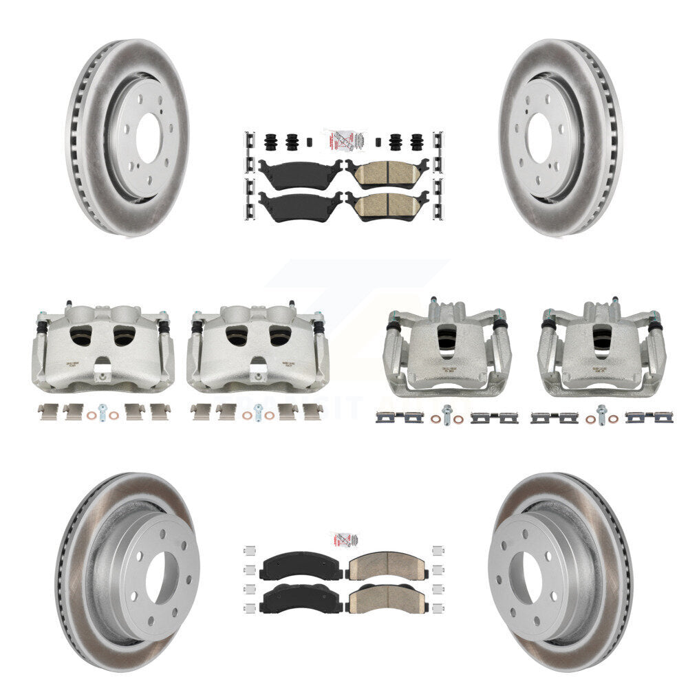 Transit Auto KCG-101537N Disc Brake Kit for 2012-2014 Ford F-150 - Front and Rear product image