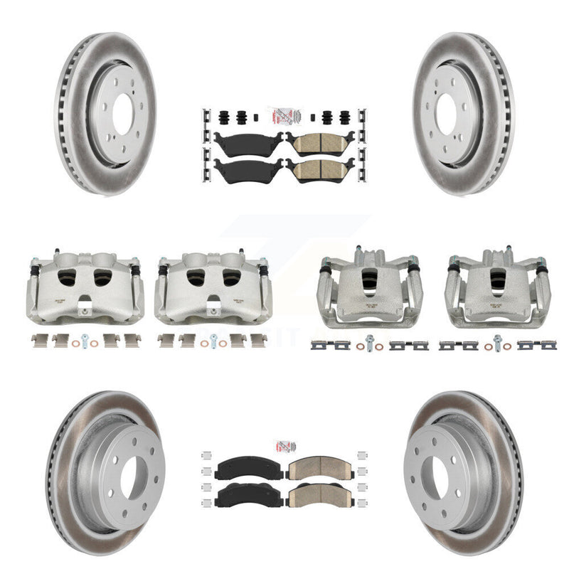 Transit Auto KCG-101537N Disc Brake Kit for 2012-2014 Ford F-150 - Front and Rear product image