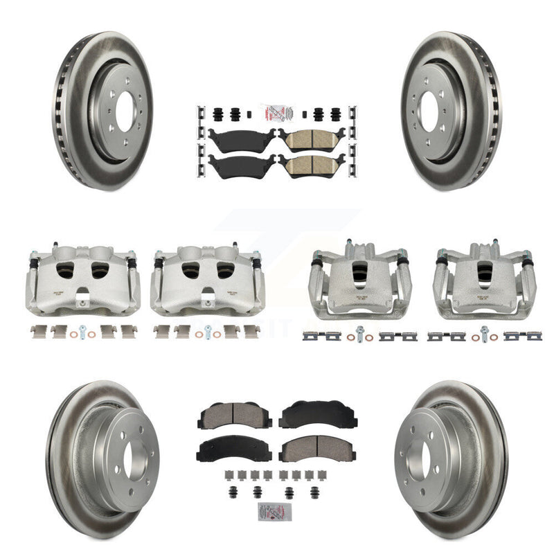 Transit Auto KCG-101538N Disc Brake Kit for 2012-2017 Ford F-150 - Front and Rear product image