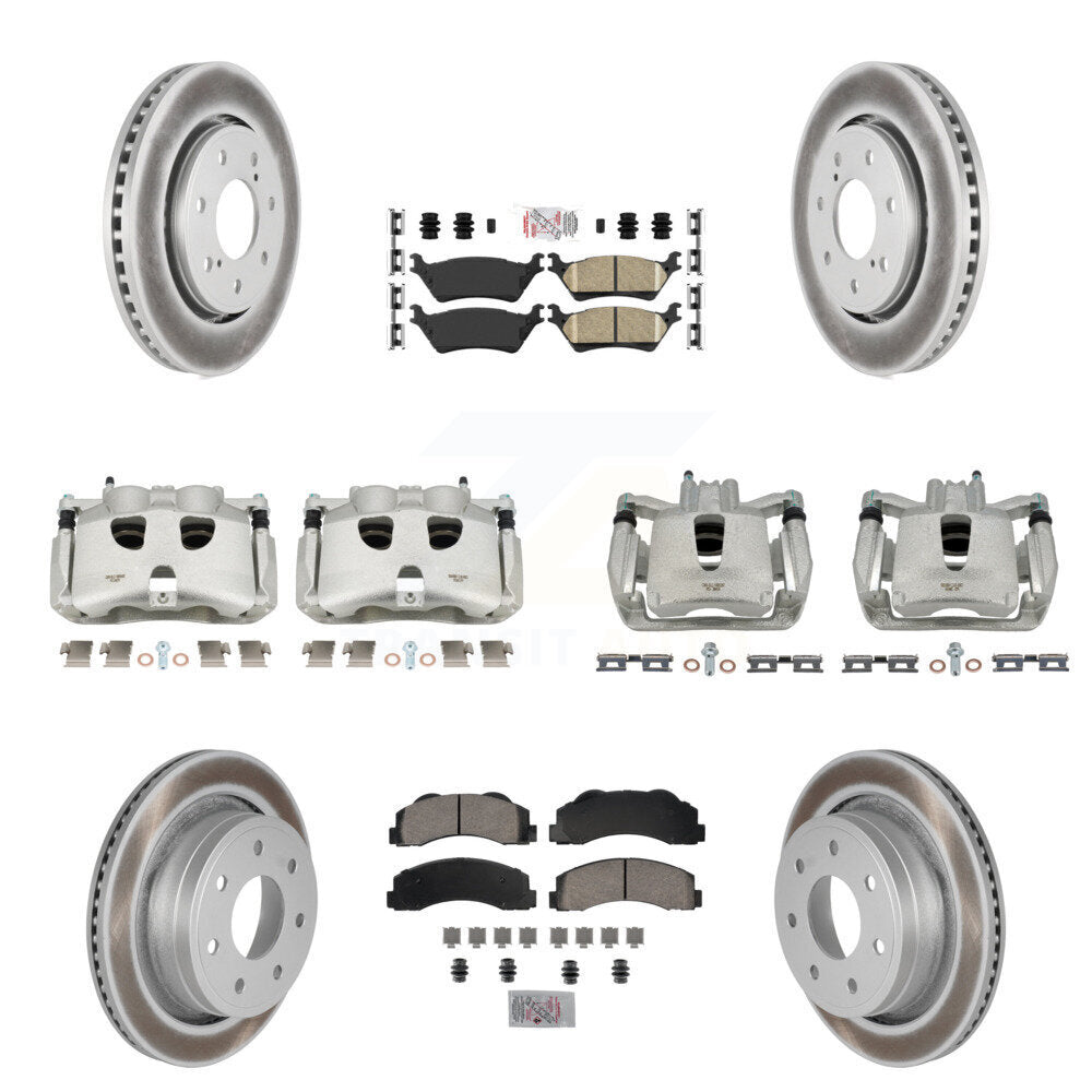 Transit Auto KCG-101539N Disc Brake Kit for 2012-2014 Ford F-150 - Front and Rear product image