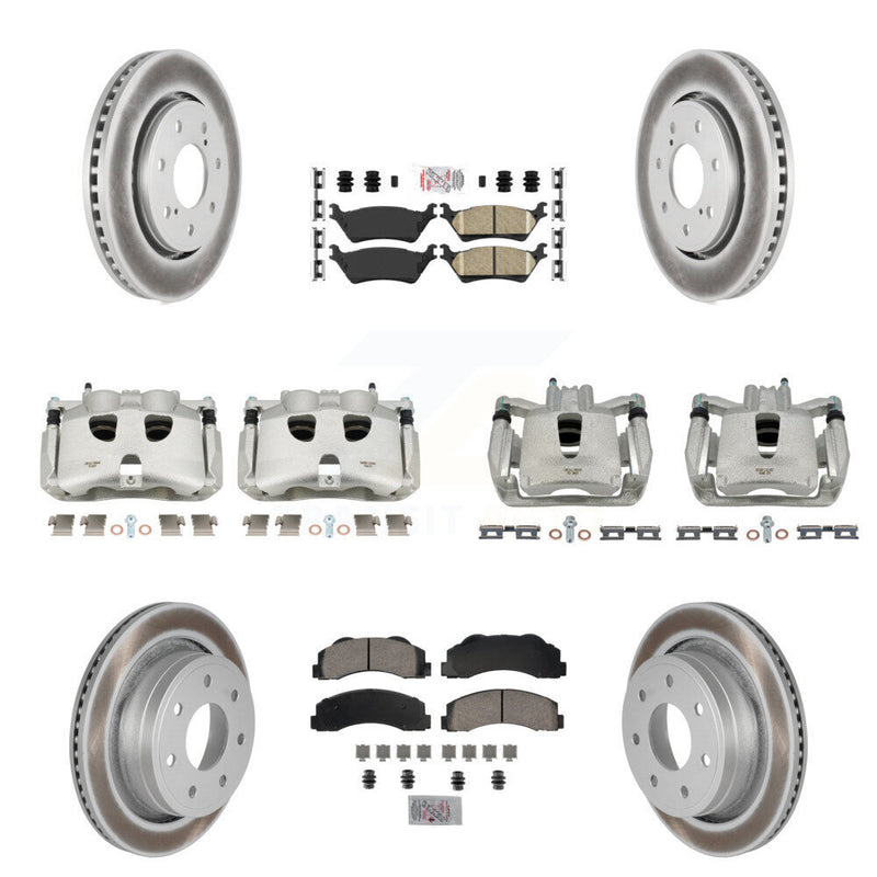 Transit Auto KCG-101539N Disc Brake Kit for 2012-2014 Ford F-150 - Front and Rear product image