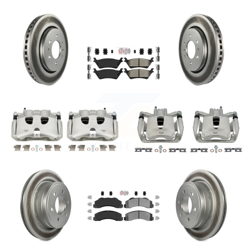 Transit Auto KCG-101540N Disc Brake Kit for 2012-2017 Ford F-150 - Front and Rear product image