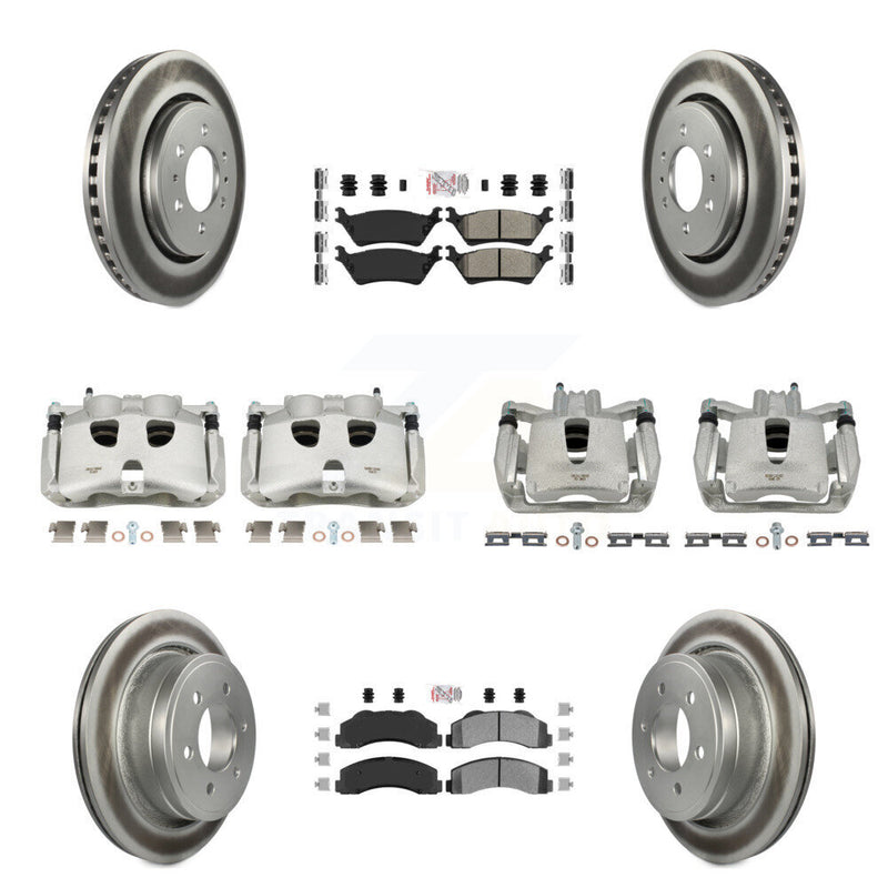 Transit Auto KCG-101540N Disc Brake Kit for 2012-2017 Ford F-150 - Front and Rear product image
