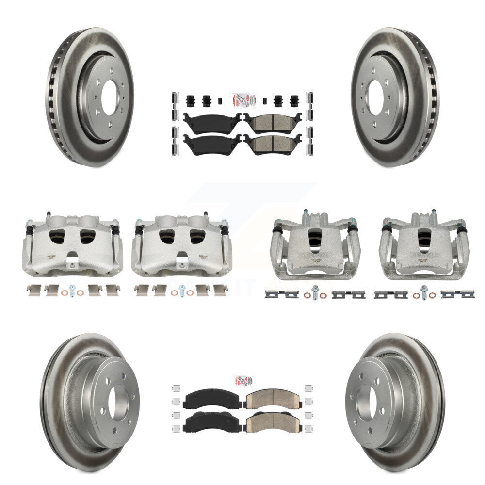 Transit Auto KCG-101542N Disc Brake Kit for 2012-2017 Ford F-150 - Front and Rear product image
