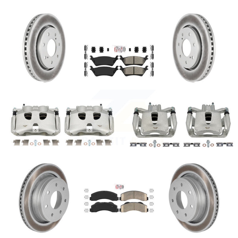 Transit Auto KCG-101543N Disc Brake Kit for 2012-2014 Ford F-150 - Front and Rear product image