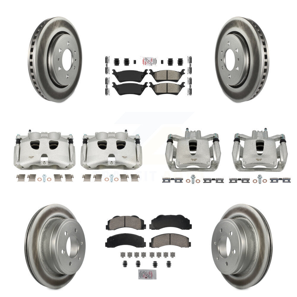 Transit Auto KCG-101544N Disc Brake Kit for 2012-2017 Ford F-150 - Front and Rear product image