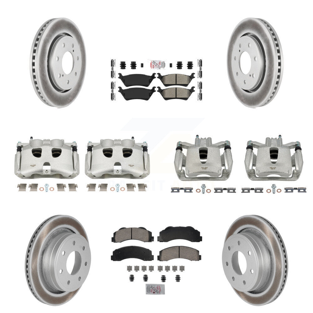 Transit Auto KCG-101545N Disc Brake Kit for 2012-2014 Ford F-150 - Front and Rear product image