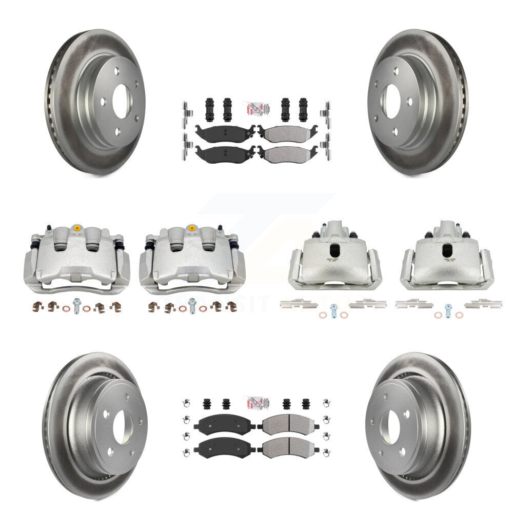 Transit Auto KCG-101550N Disc Brake Kit for 2009-2022 Ram 1500 Classic, Ram 1500, Dodge Ram 1500 - Front and Rear product image