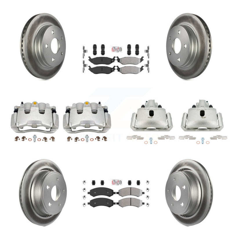 Transit Auto KCG-101550N Disc Brake Kit for 2009-2022 Ram 1500 Classic, Ram 1500, Dodge Ram 1500 - Front and Rear product image