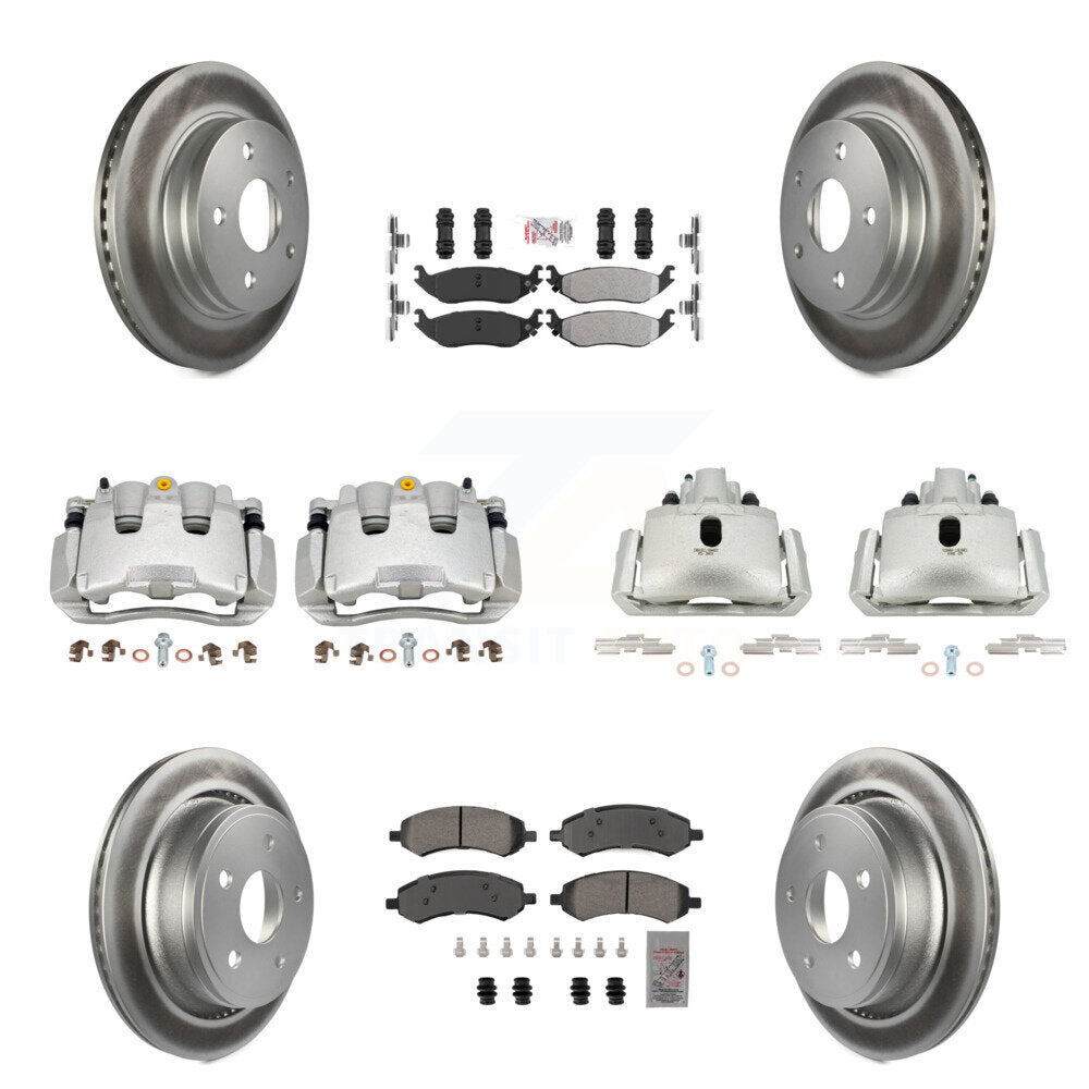 Transit Auto KCG-101551N Disc Brake Kit for 2009-2022 Ram 1500 Classic, Ram 1500, Dodge Ram 1500 - Front and Rear product image