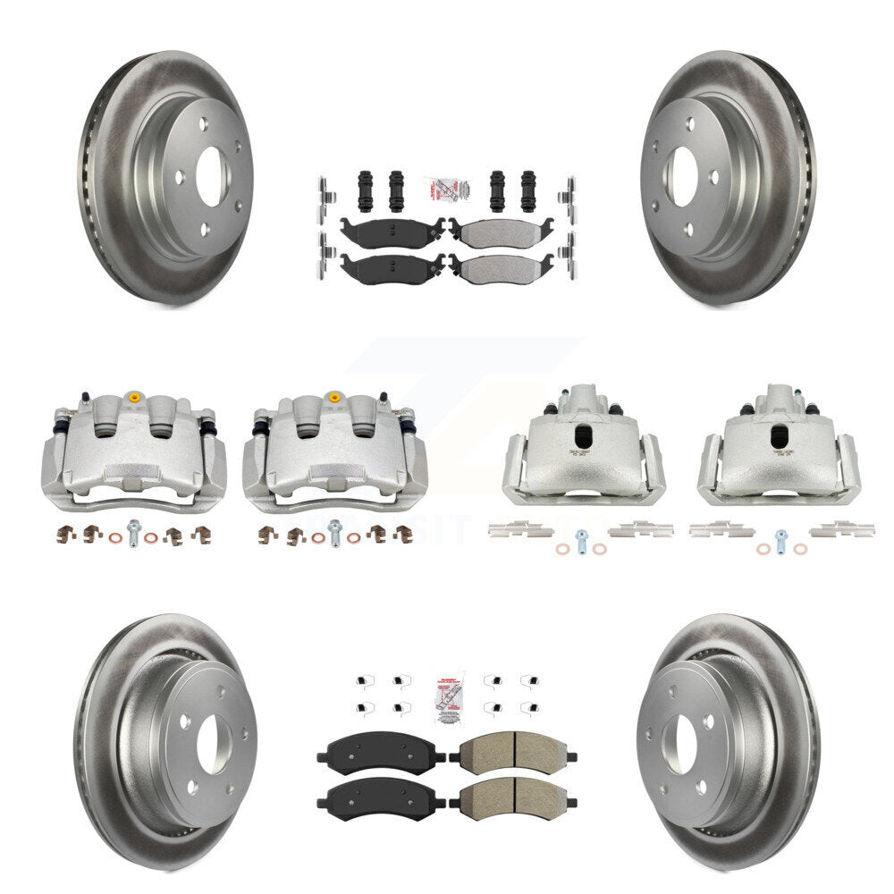 Transit Auto KCG-101552N Disc Brake Kit for 2009-2022 Ram 1500 Classic, Ram 1500, Dodge Ram 1500 - Front and Rear product image