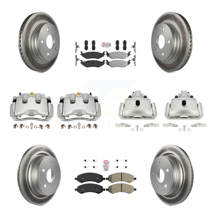 Transit Auto KCG-101552N Disc Brake Kit for 2009-2022 Ram 1500 Classic, Ram 1500, Dodge Ram 1500 - Front and Rear product image