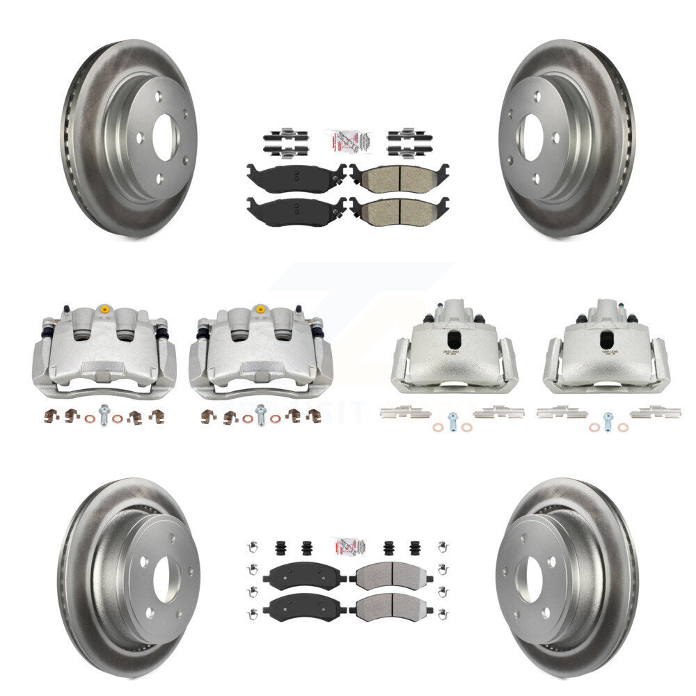 Transit Auto KCG-101553N Disc Brake Kit for 2009-2022 Ram 1500 Classic, Ram 1500, Dodge Ram 1500 - Front and Rear product image
