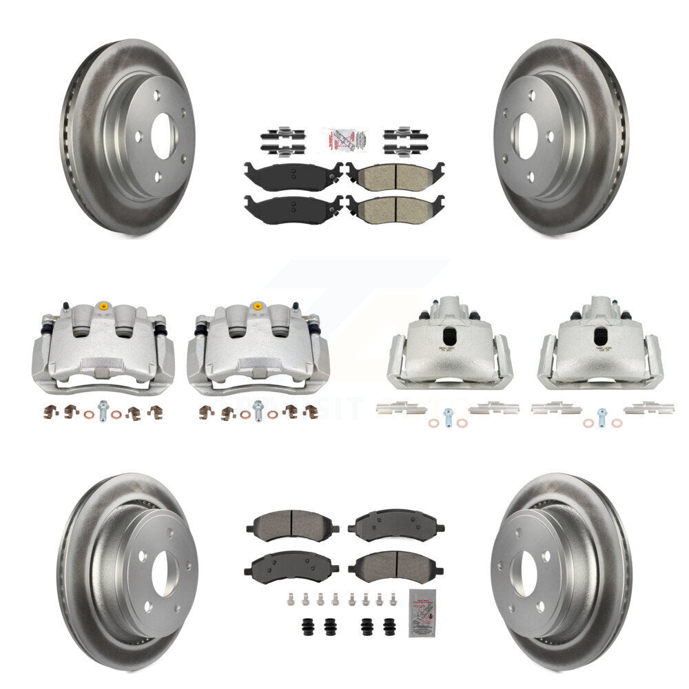 Transit Auto KCG-101554N Disc Brake Kit for 2009-2022 Ram 1500 Classic, Ram 1500, Dodge Ram 1500 - Front and Rear product image