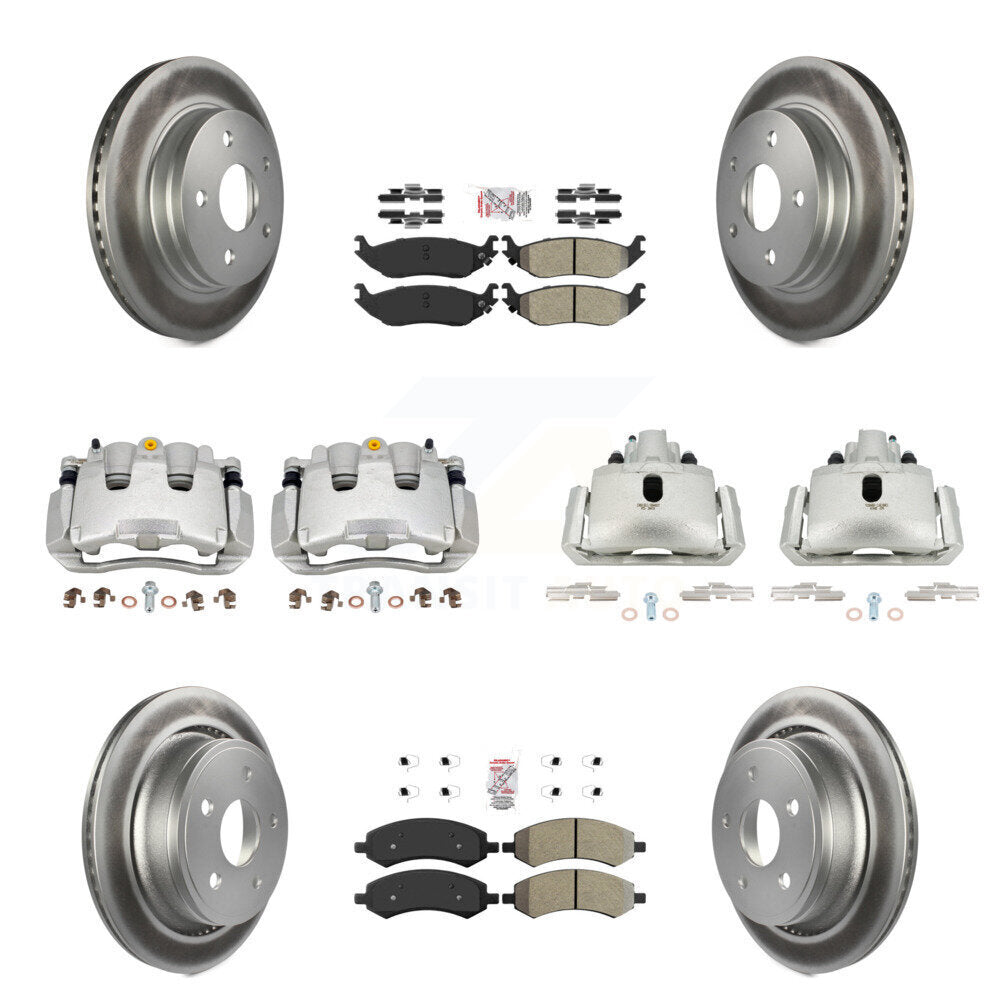 Transit Auto KCG-101555N Disc Brake Kit for 2009-2022 Ram 1500 Classic, Ram 1500, Dodge Ram 1500 - Front and Rear product image