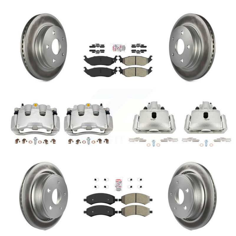 Transit Auto KCG-101555N Disc Brake Kit for 2009-2022 Ram 1500 Classic, Ram 1500, Dodge Ram 1500 - Front and Rear product image
