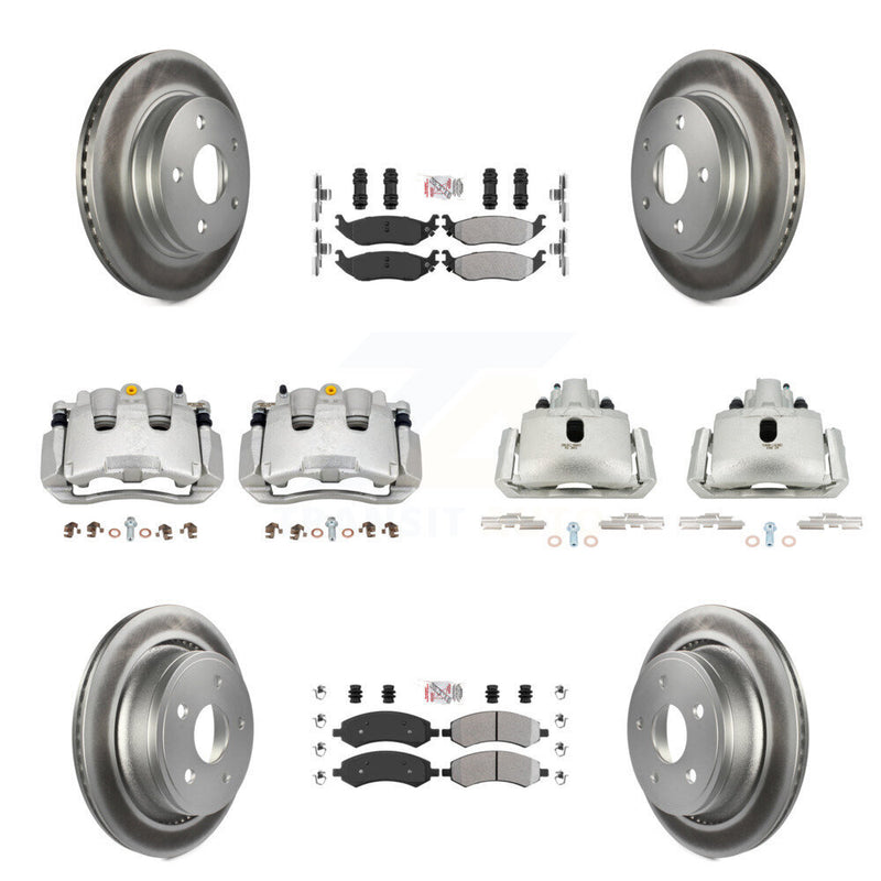 Transit Auto KCG-101570N Disc Brake Kit for 2007-2009 Chrysler Aspen, Dodge Durango - Front and Rear product image