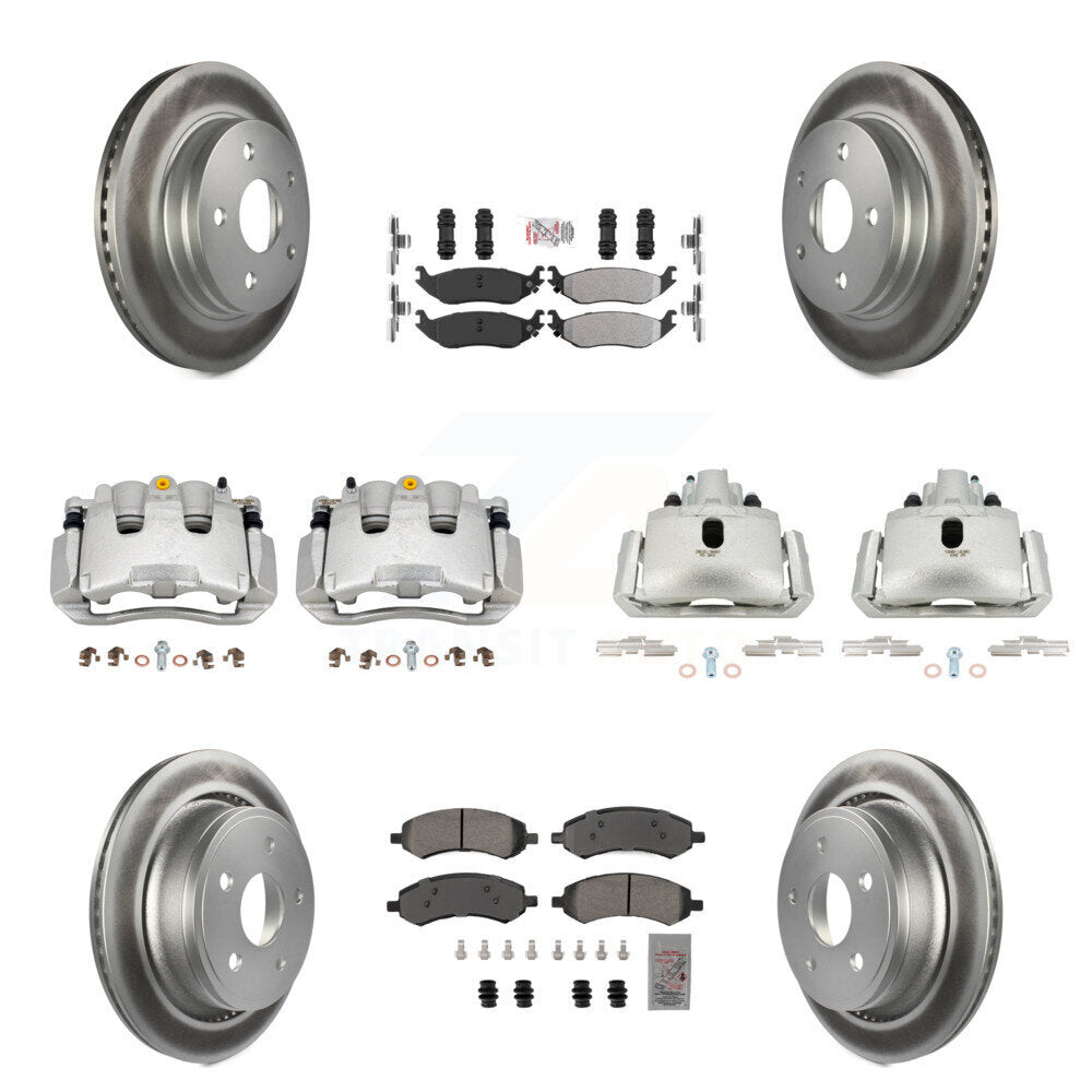 Transit Auto KCG-101571N Disc Brake Kit for 2007-2009 Chrysler Aspen, Dodge Durango - Front and Rear product image