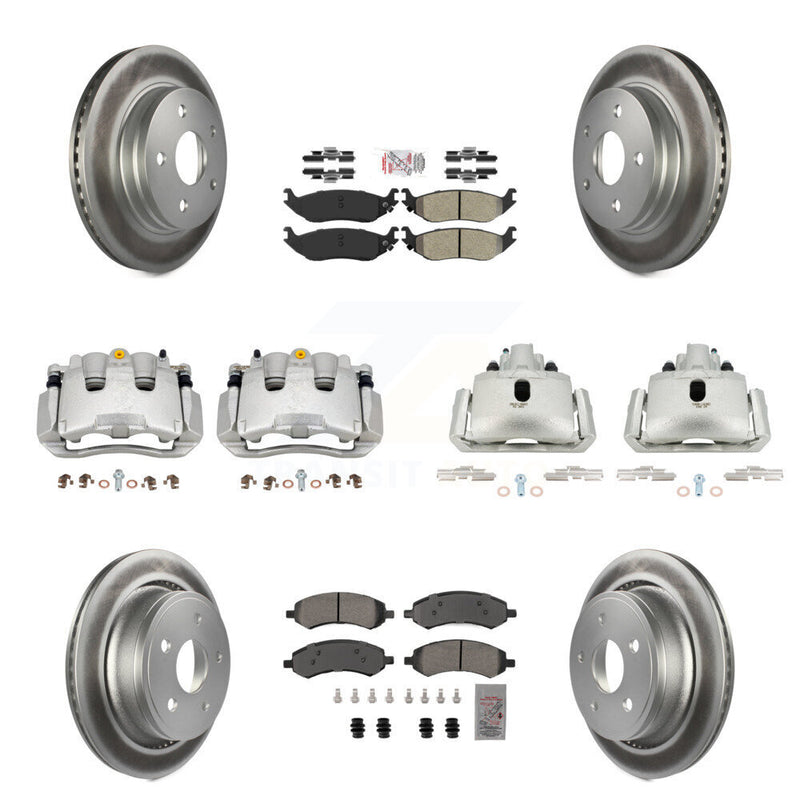 Transit Auto KCG-101574N Disc Brake Kit for 2007-2009 Chrysler Aspen, Dodge Durango - Front and Rear product image