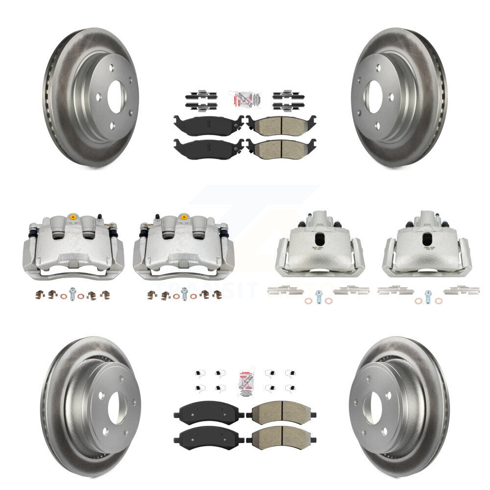 Transit Auto KCG-101575N Disc Brake Kit for 2007-2009 Chrysler Aspen, Dodge Durango - Front and Rear product image