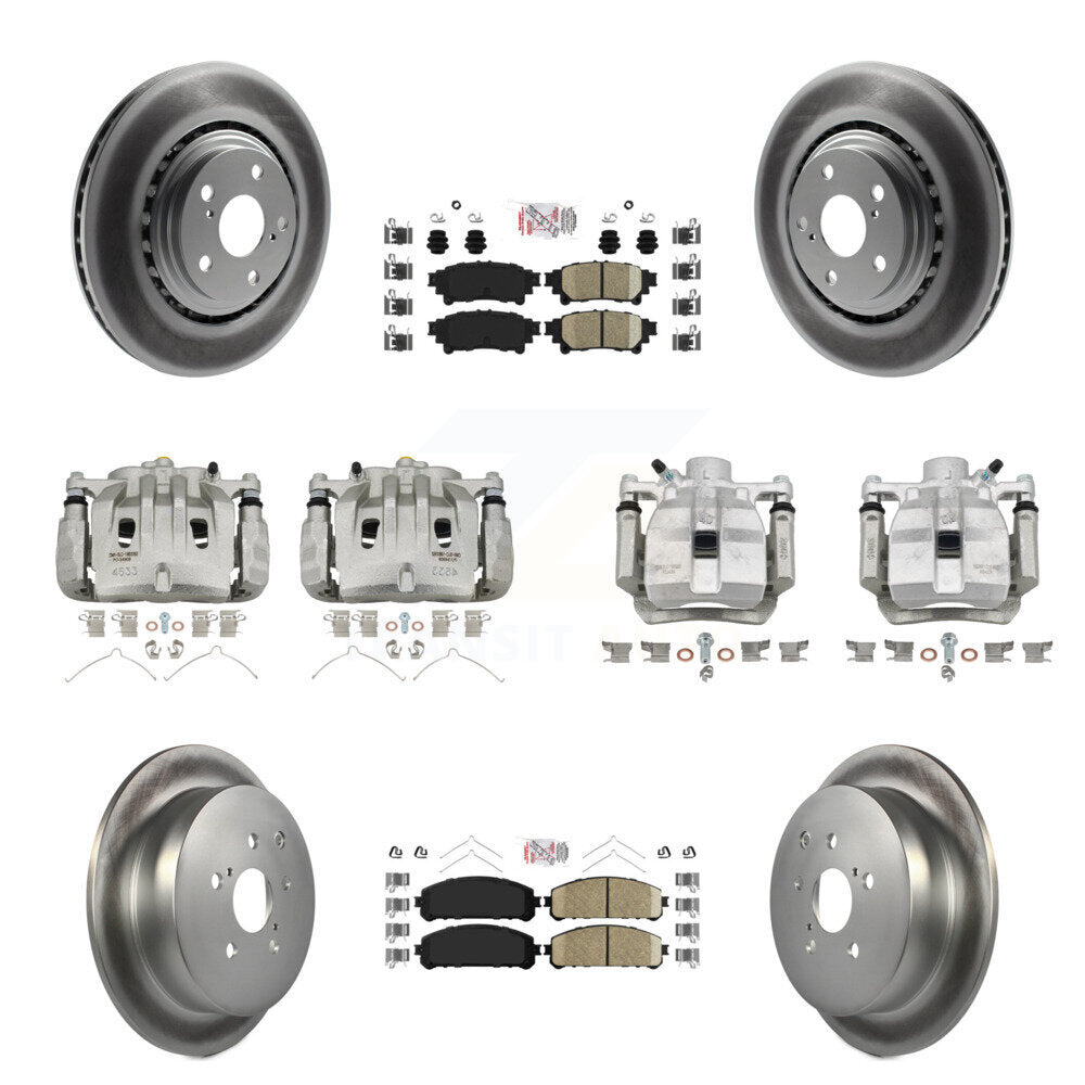 Transit Auto KCG-101579N Disc Brake Kit for 2010-2012 Lexus RX450h, Lexus RX350 - Front and Rear product image