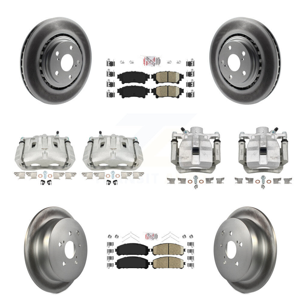 Transit Auto KCG-101582N Disc Brake Kit for 2010-2012 Toyota Sienna, Lexus RX350 - Front and Rear product image