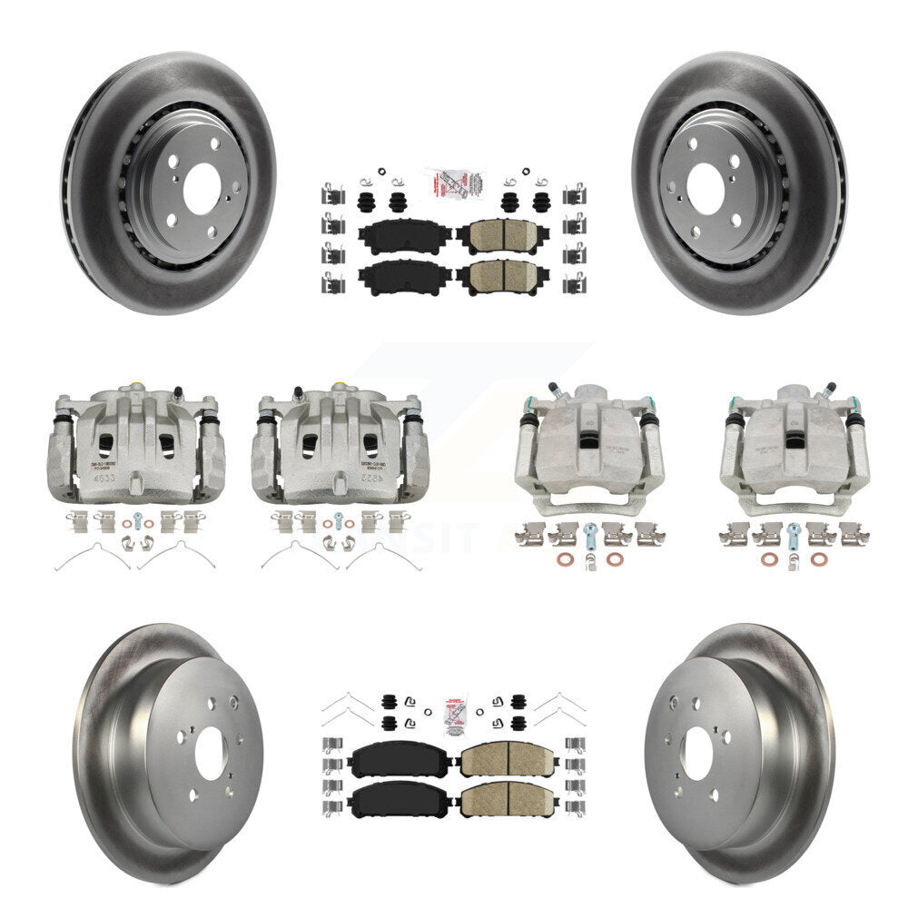 Transit Auto KCG-101584N Disc Brake Kit for 2012-2015 Lexus RX350, Lexus RX450h - Front and Rear product image