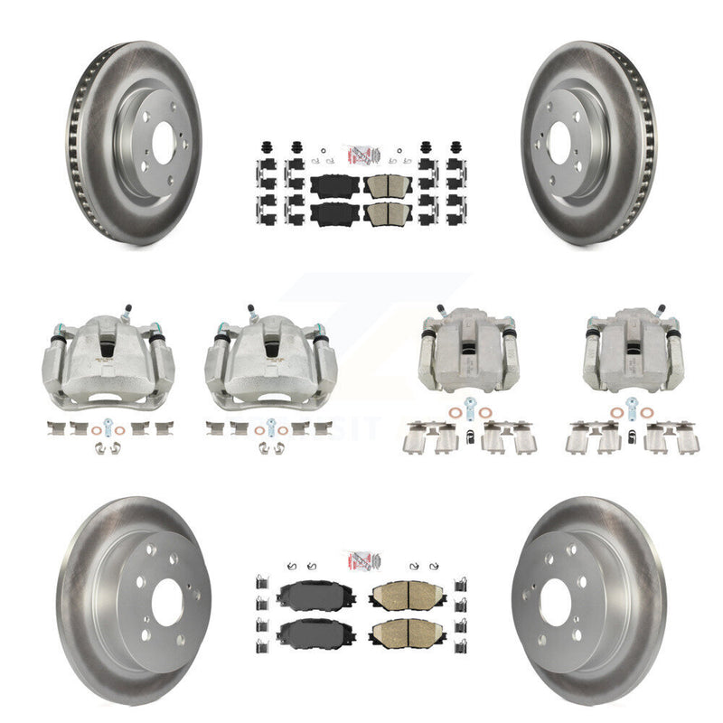 Transit Auto KCG-101597N Disc Brake Kit for 2006-2012 Toyota RAV4 - Front and Rear product image