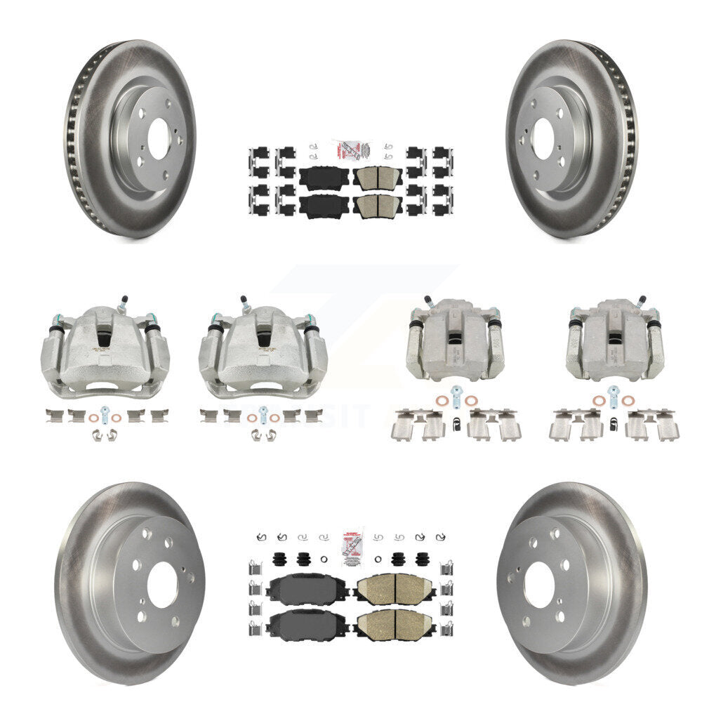 Transit Auto KCG-101598N Disc Brake Kit for 2006-2012 Toyota RAV4 - Front and Rear product image