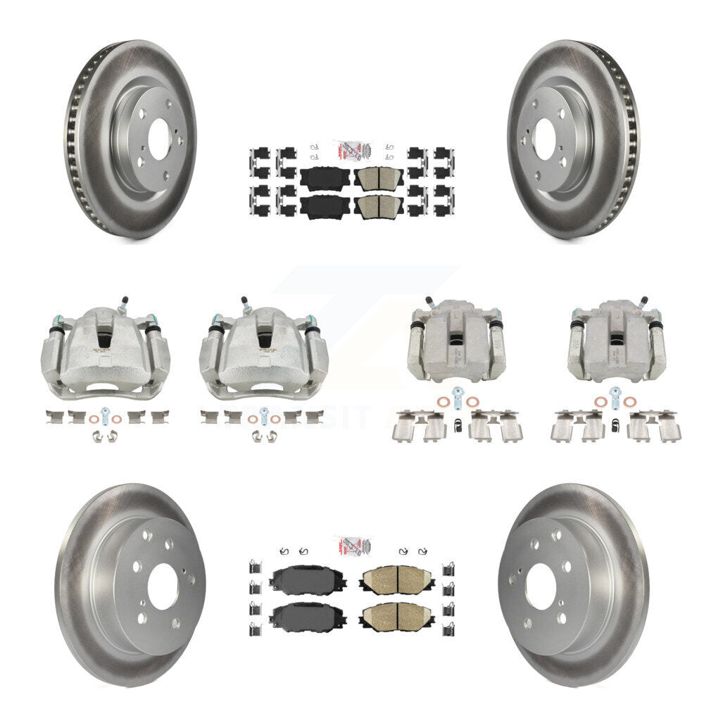 Transit Auto KCG-101599N Disc Brake Kit for 2006-2012 Toyota RAV4 - Front and Rear product image